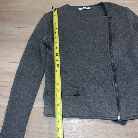 ATHLETA Belvedere Womens Jacket Small S Quilted Moto Asymmetrical Zip - Picture 4 of 9